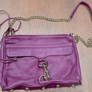 Rebecca minkoff Mac clutch crossbody bag pink fuchsia new never used